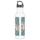 Illustrationsplaner für die Blumenpastel Edelstahlflasche (Rückseite)