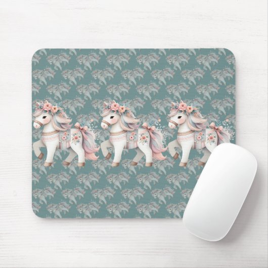 Illustrationsplaner für die Blumenpastel Mousepad (Mit Mouse)