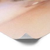 Illustrationsporträt zur Wasserfarbenwüste Poster (Ecke)