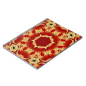 Illustrationsrahmen mit Muster gold pp Notizblock (Linke Seite)