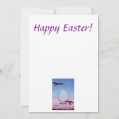 Illustrationsriese, umgeben von Vögeln Feiertagskarte (Rückseite)