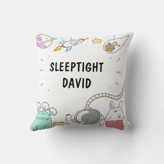 Illustrationssatellit Kissen (Rückseite)