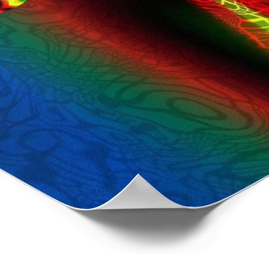 Illustrationsschwindel Poster (Ecke)