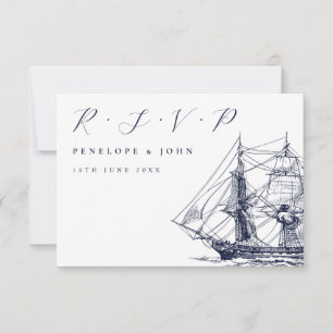 Illustrationsskript für das Segel RSVP Karte