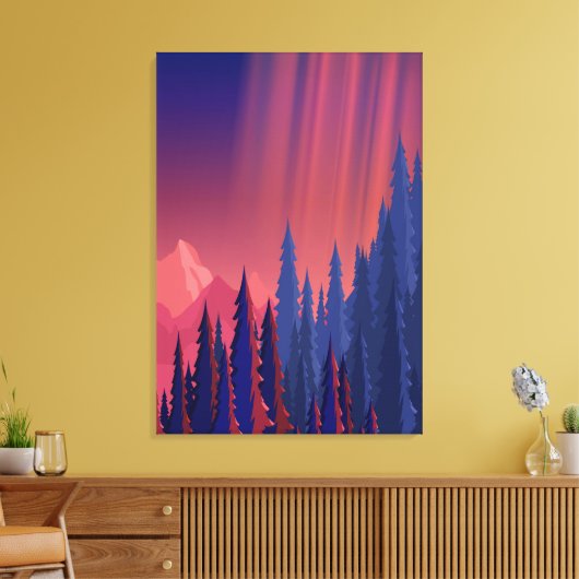 Illustrationsstation Leinwanddruck (Insitu (Wohnzimmer))