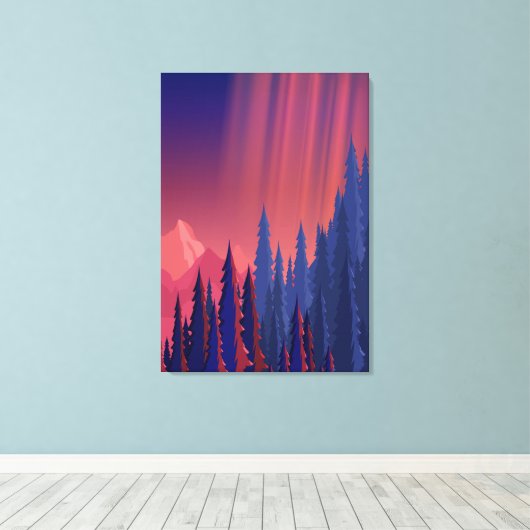 Illustrationsstation Leinwanddruck (Insitu (Holzboden))