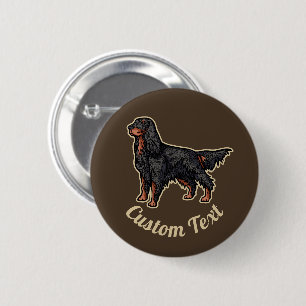Illustrationstaste des Gordon Setter Button