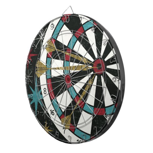 Illustrative Dartscheibe (Vorderseite rechts)