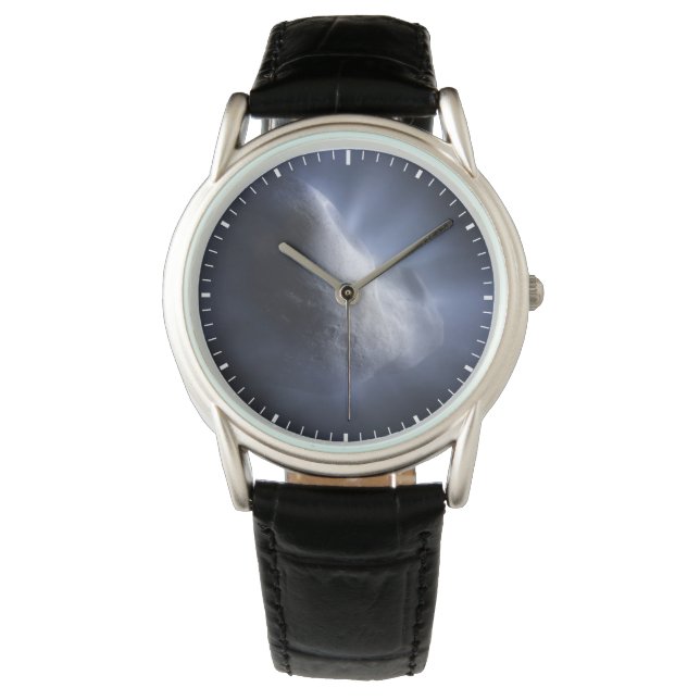 Illustrative Nah-up der Comet Tempel. Armbanduhr (Vorderseite)