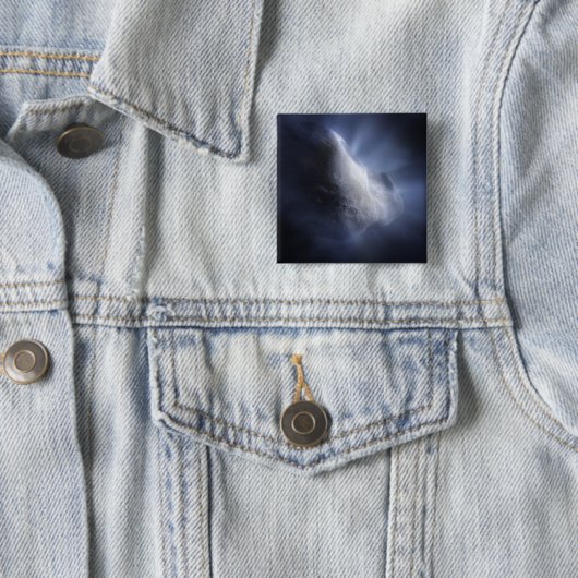 Illustrative Nah-up der Comet Tempel. Button (Beispiel)