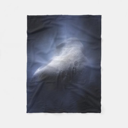 Illustrative Nah-up der Comet Tempel. Fleecedecke (Vorderseite)