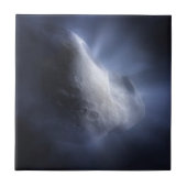 Illustrative Nah-up der Comet Tempel. Fliese (Vorderseite)