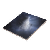 Illustrative Nah-up der Comet Tempel. Fliese (Seite)