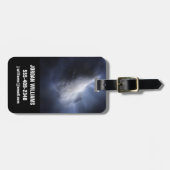 Illustrative Nah-up der Comet Tempel. Gepäckanhänger (Vorderseite horizontal)