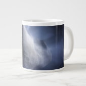 Illustrative Nah-up der Comet Tempel. Jumbo-Tasse (Vorderseite Rechts)