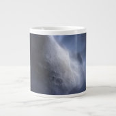 Illustrative Nah-up der Comet Tempel. Jumbo-Tasse (Vorderseite)