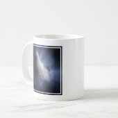 Illustrative Nah-up der Comet Tempel. Kaffeetasse (Vorderseite Links)