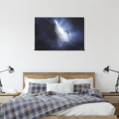 Illustrative Nah-up der Comet Tempel. Leinwanddruck (Insitu (Schlafzimmer))