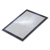 Illustrative Nah-up der Comet Tempel. Notizblock (angewinkelt)