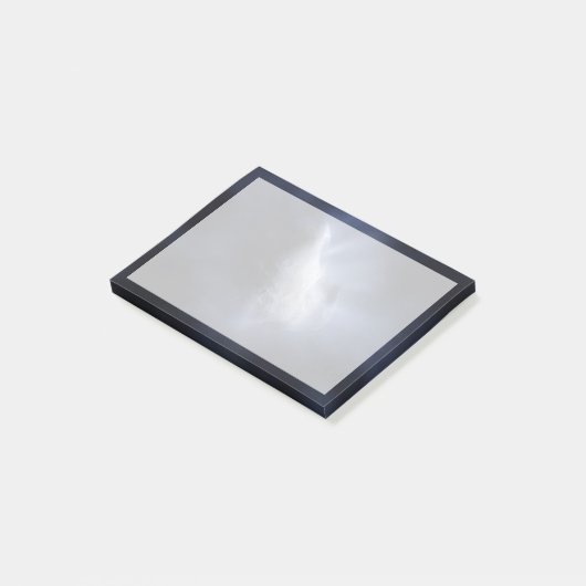 Illustrative Nah-up der Comet Tempel. Post-it Klebezettel (angewinkelt)