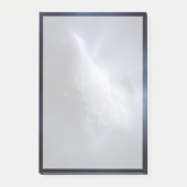 Illustrative Nah-up der Comet Tempel. Post-it Klebezettel (Vorderseite)