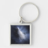 Illustrative Nah-up der Comet Tempel. Schlüsselanhänger (Vorne)