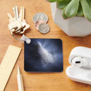 Illustrative Nah-up der Comet Tempel. Schlüsselanhänger