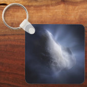 Illustrative Nah-up der Comet Tempel. Schlüsselanhänger (Vorderseite)