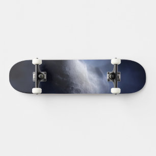Illustrative Nah-up der Comet Tempel. Skateboard