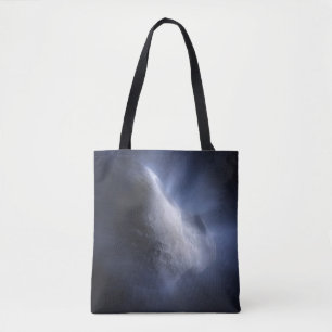 Illustrative Nah-up der Comet Tempel. Tasche