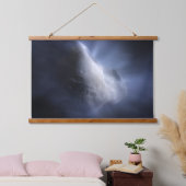 Illustrative Nah-up der Comet Tempel. Wandteppich Mit Holzrahmen (Schlafzimmer)