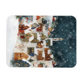 Illustrative Weihnachtsstadt Magnet (Horizontal)