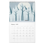 Illustrativer Kunstkalender 2026 Kalender (Feb 2027)