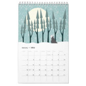 Illustrativer Kunstkalender 2026 Kalender (Jan 2026)