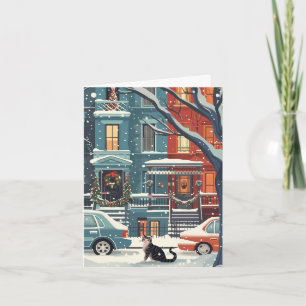 Illustratives New York City Retro Karte