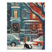 Illustratives New Yorker Stadtretro Poster (Vorderseite)