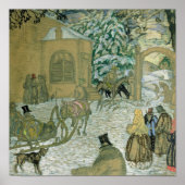 Illustraton for 'Dubrovsky', by Alexander Pushkin Poster (Vorne)