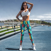 Illustrator Birds Capri Leggings