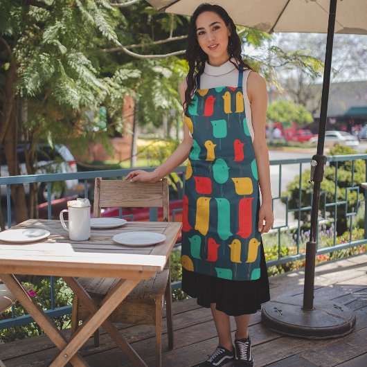 Illustrator Birds Schürze