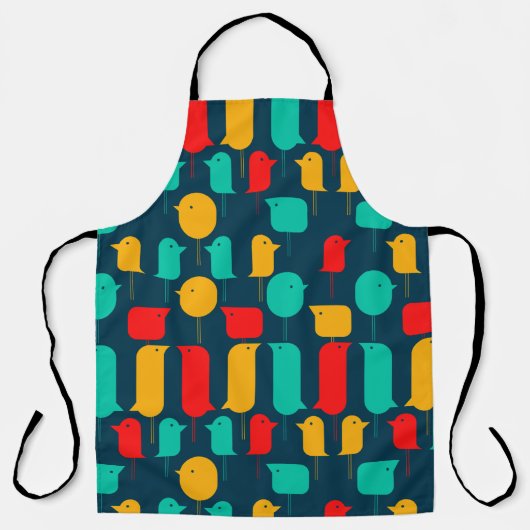 Illustrator Birds Schürze (Vorderseite)