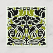 Illustrator-Oberflächendesigner QR-Code Quadratische Visitenkarte (Vorderseite)
