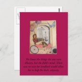 Illustratorische Postkarte (Vorne/Hinten)