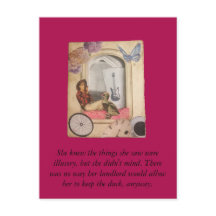 Illustratorische Postkarte