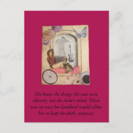 Illustratorische Postkarte