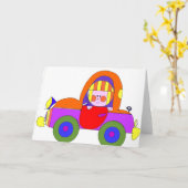 Illustratorkopie des Autos 300dpi Karte (Gelbe Blume)