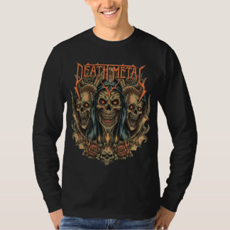 Illustriere_ein_unheimliches_Death_Metal_Band_Port T-Shirt