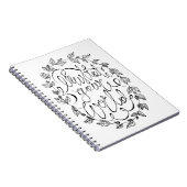 Illustrieren Sie Ihre Weltkalligraphie Notizblock (Rechte Seite)