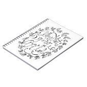 Illustrieren Sie Ihre Weltkalligraphie Notizblock (Linke Seite)