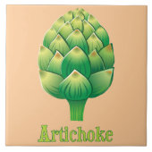 Illustriert Artichoke Decorative Küche Tile Fliese (Vorderseite)