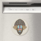 illustriert Baboon Magnet (In Situ (Geschirrspüler))
